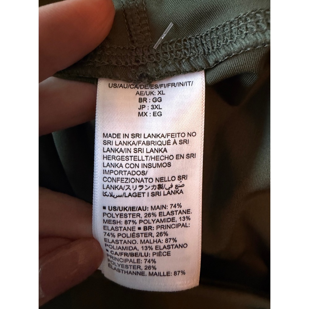 Amazon Essentials Womens High Waisted Active Leggings Bright Olive XL - Picture 6 of 7